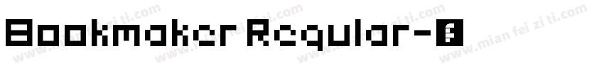 Bookmaker Regular字体转换